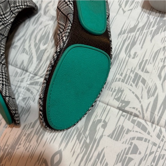 Tieks Seafield Check Limited Release Flats Comfortable Textile sz 10 price firm - Picture 2 of 10